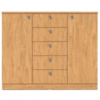 Комод Fabrik Home Techno 90см x 110см x 40см/ ЛДСП/ Дуб каменный