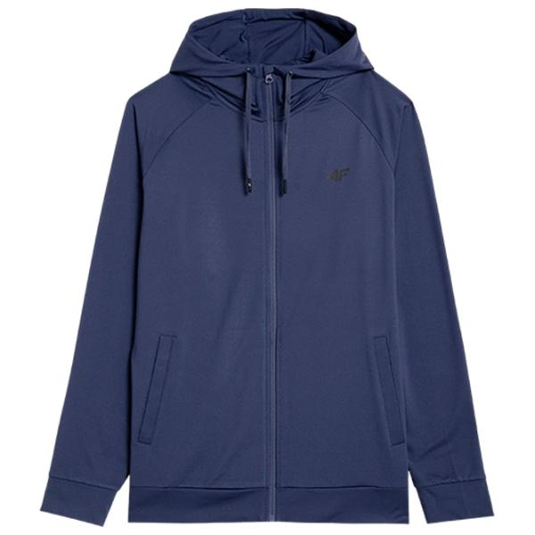 Hanorac pentru bărbați 4F 4FAW23TFSWM209 Drept/ Navy Blue photo 1