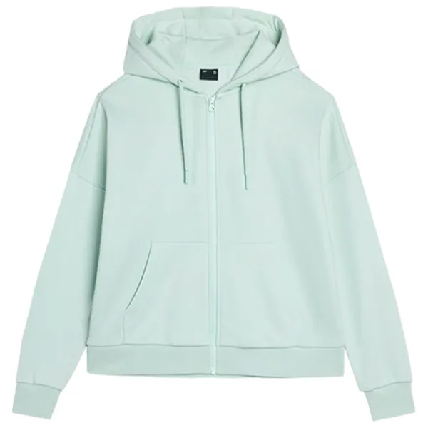 Толстовка для женщин 4F ZIP-UP HOODIE Осень - Зима/ Бирюзовый photo 1
