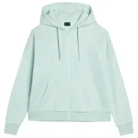 Толстовка для женщин 4F ZIP-UP HOODIE Осень - Зима/ Бирюзовый
