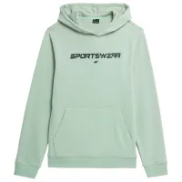 Hanorac pentru bărbați 4F 4FAW23TSWSM0773 Drept/ Turquoise