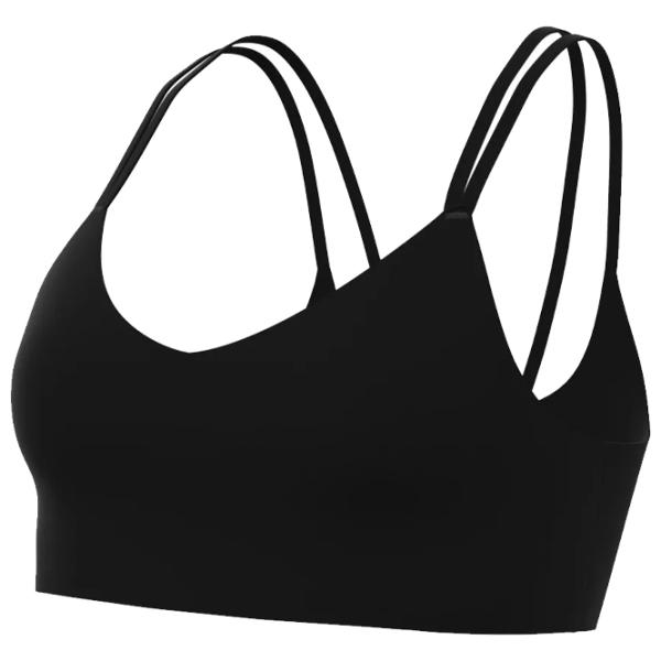 Топ для женщин Nike W Nk Df Alate Trace Bra Черный photo 1