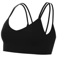 Топ для женщин Nike W Nk Df Alate Trace Bra Черный