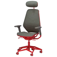 Игровое кресло Ikea Styrspel Красный Серый