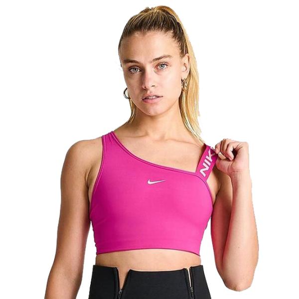 Топ для женщин Nike W Np Df Swsh Asymmetric Bra Розовый photo 1