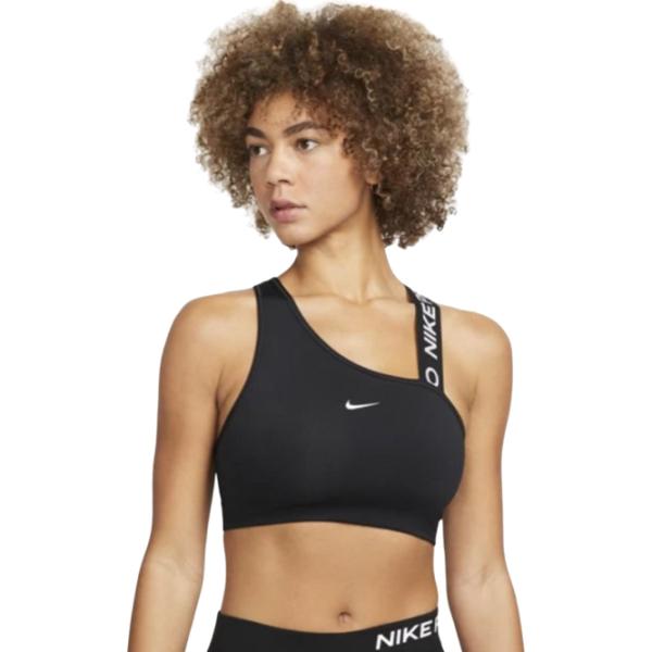 Топ для женщин Nike W Np Df Swsh Asymmetric Bra Черный photo 1