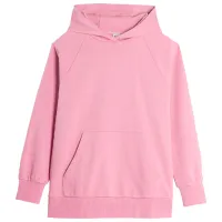 Hanorac pentru femei 4F PULLOVER HOODIE Toamnă - iarnă/ Pink