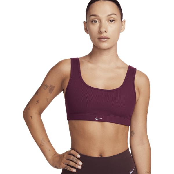 Топ для женщин Nike W Nk Alate All U Rib Bra Пурпурный photo 1