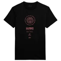 Tricou pentru bărbați 4F 4FAW23TTSHM0890-20S 100% bumbac/ Black