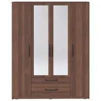 Dulap Clasic Fabrik Home Linia  160 x 50.5 x 200 / PAL / Nuc Închis