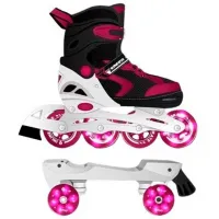 Ролики Qplay CS-01 Для девочек/ для детей/ Розовый