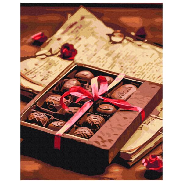 Pictură pe numere BrushMe Declarație de dragoste 50 x 40 cm/ Verticală photo 1