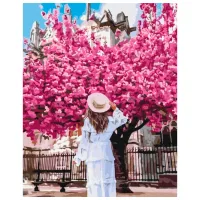 Pictură pe numere BrushMe Notre Dame de Paris 50 x 40 cm/ Verticală