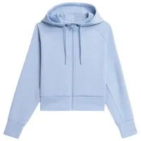 Hanorac pentru femei 4F CROP-TOP HOODIE Toamnă - iarnă/ Violet