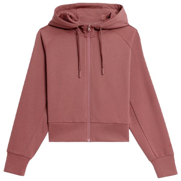 Толстовка для женщин 4F CROP-TOP HOODIE Осень - Зима/ Красный photo 1