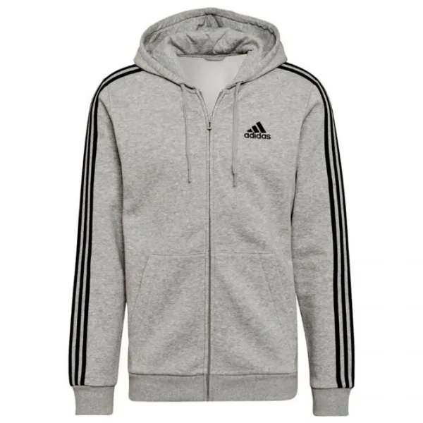 Hanorac pentru bărbați Adidas Essentials French Terry Drept/ Gray photo 1