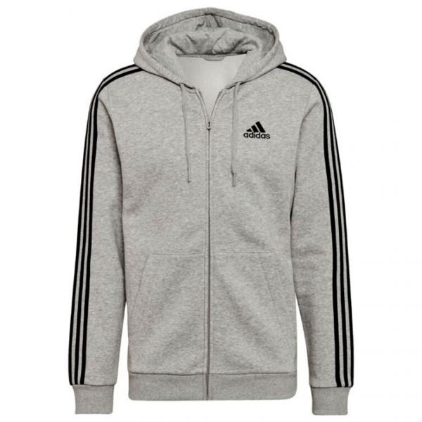 Hanorac pentru bărbați Adidas Essentials French Terry Drept/ Gray photo 1