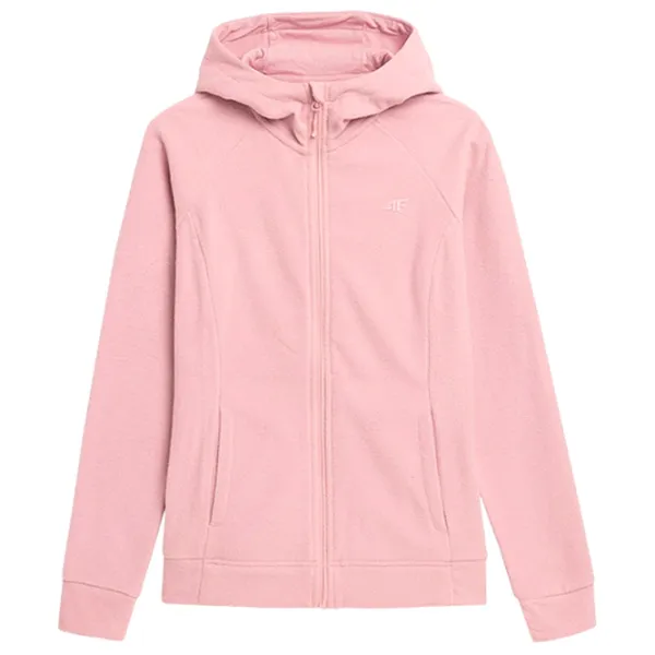 Толстовка для женщин 4F REGULAR HOODED FLEECE Осень - Зима/ Розовый photo 1