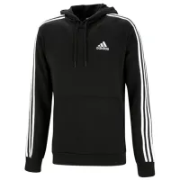 Толстовка для мужчин Adidas Essentials 3 Stripes French Terry Прямой/ Черный