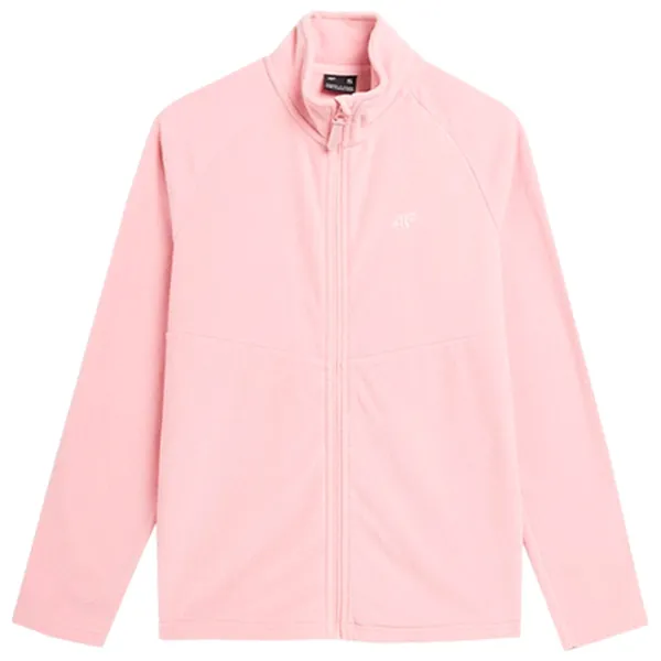 Hanorac pentru femei 4F REGULAR FLEECE WITH STAND-UP COLLAR Toamnă - iarnă/ Pink photo 1