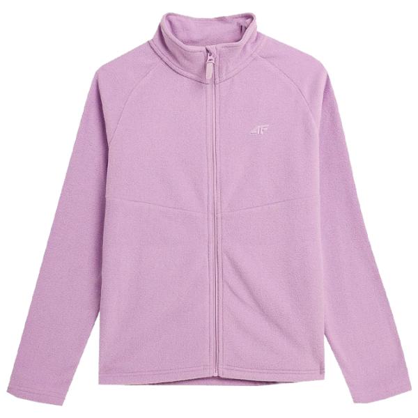 Hanorac pentru femei 4F REGULAR FLEECE WITH STAND-UP COLLAR Toamnă - iarnă/ Violet photo 1