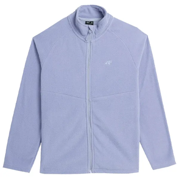 Hanorac pentru femei 4F REGULAR FLEECE WITH STAND-UP COLLAR Toamnă - iarnă/ Navy photo 1