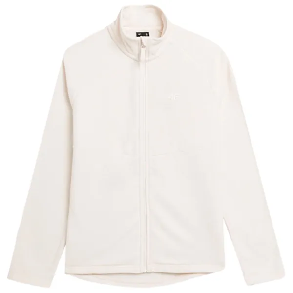 Толстовка для женщин 4F REGULAR FLEECE WITH STAND-UP COLLAR Осень - Зима/ Бежевый photo 1