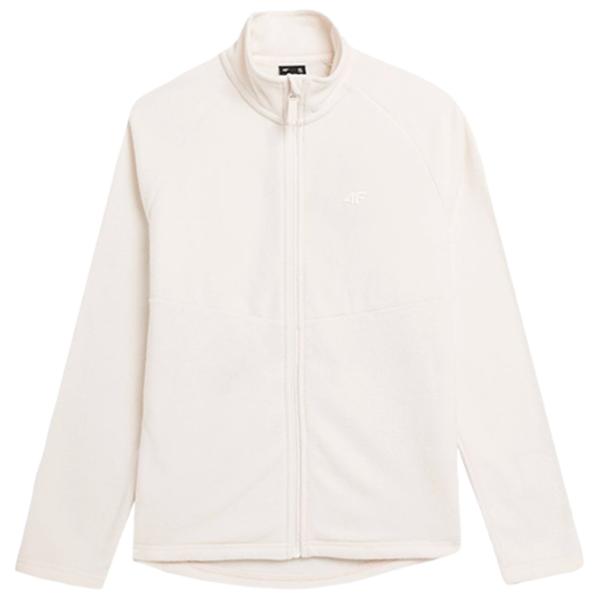 Толстовка для женщин 4F REGULAR FLEECE WITH STAND-UP COLLAR Осень - Зима/ Бежевый photo 1