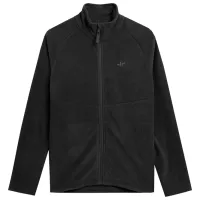 Толстовка для женщин 4F REGULAR FLEECE WITH STAND-UP COLLAR Осень - Зима/ Черный