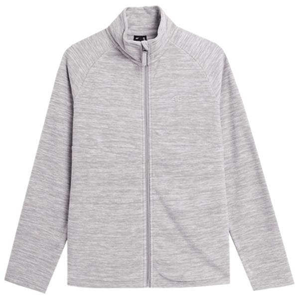 Толстовка для женщин 4F REGULAR FLEECE WITH STAND-UP COLLAR Осень - Зима/ Серый photo 1