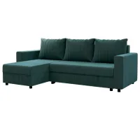 Canapea de colț Space Meble Park L Riviera 87 (5597213) Catifea/ Green