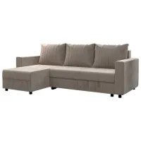 Canapea de colț Space Meble Park L Riviera 16 (5597277) Catifea/ Beige