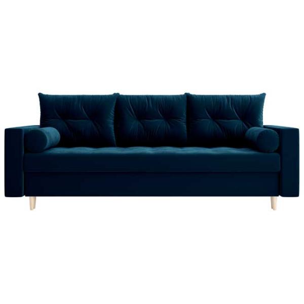 Canapea Space Meble Skandi Itaka 11 (5597157) Velur/ Blue photo 1 Canapea Space Meble Skandi Itaka 11 (5597157) Velur/ Blue photo 1