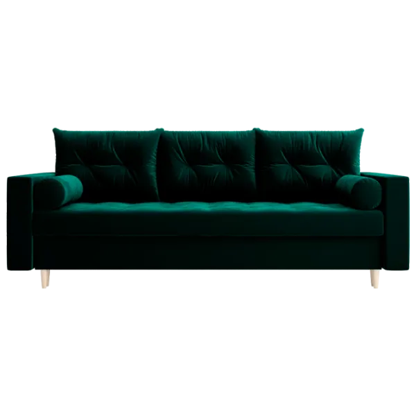 Canapea Space Meble Skandi Itaka 11 (5597157) Velur/ Dark Green photo 1