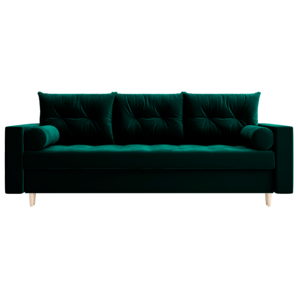 Canapea Space Meble Skandi Itaka 11 (5597157) Velur/ Dark Green photo 1