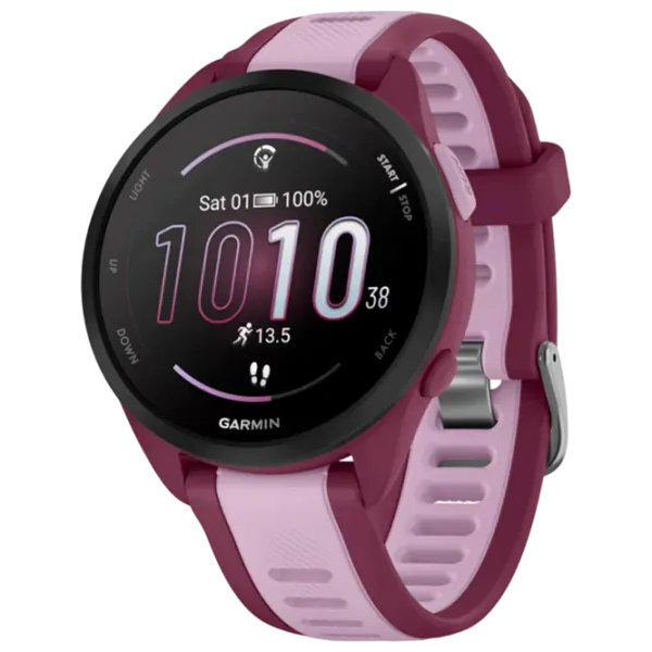 Ceas inteligent Garmin Forerunner 165 Music 1.2"/ 30.4 mm/ Violet - Pink/ 010-02863-33 photo 1