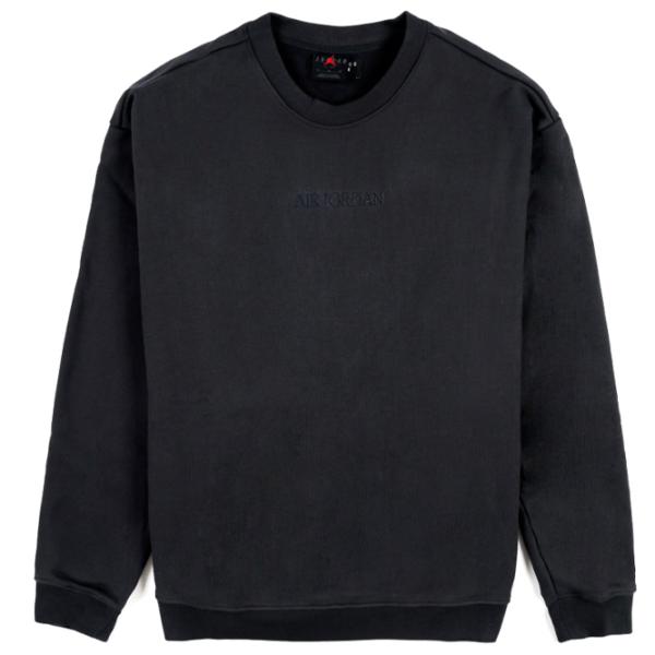 Hanorac pentru bărbați Nike Air Jordan Wordmark Fleece Crew Black photo 1