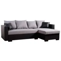 Угловой диван Platan Karol 02 (5475563) Жаккард/ Черный