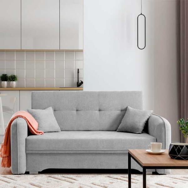 Canapea Eltap Laine Poco 03 (5645801) Stofă/ Light Gray photo 1