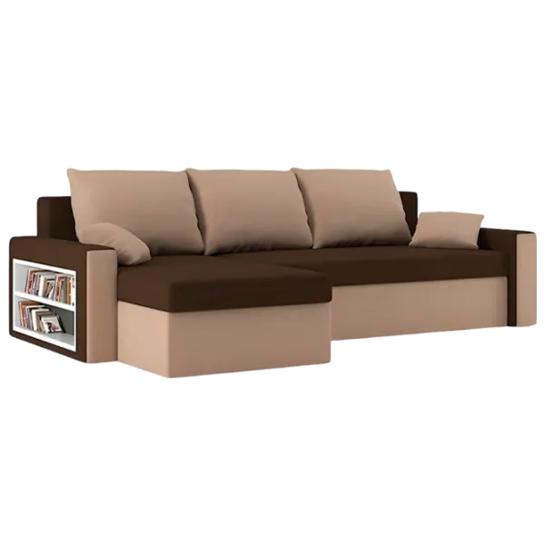 Canapea de colț Magnifico Drive Foam Mikro 20/ 05 (5702267) Velur/ Brown photo 1