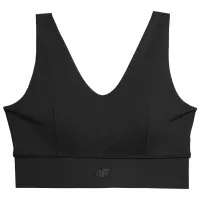 Bustieră pentru femei 4F 4FAW23USBAF080 Black