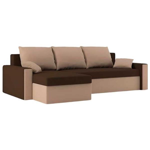Canapea de colț Magnifico Zeus Foam Mikro 20/ 05 (5702263) Velur/ Brown photo 1 Canapea de colț Magnifico Zeus Foam Mikro 20/ 05 (5702263) Velur/ Brown photo 1