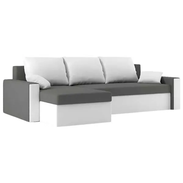 Canapea de colț Magnifico Zeus Foam Mikro 27/ 31 (5702277) Velur/ Gray photo 1