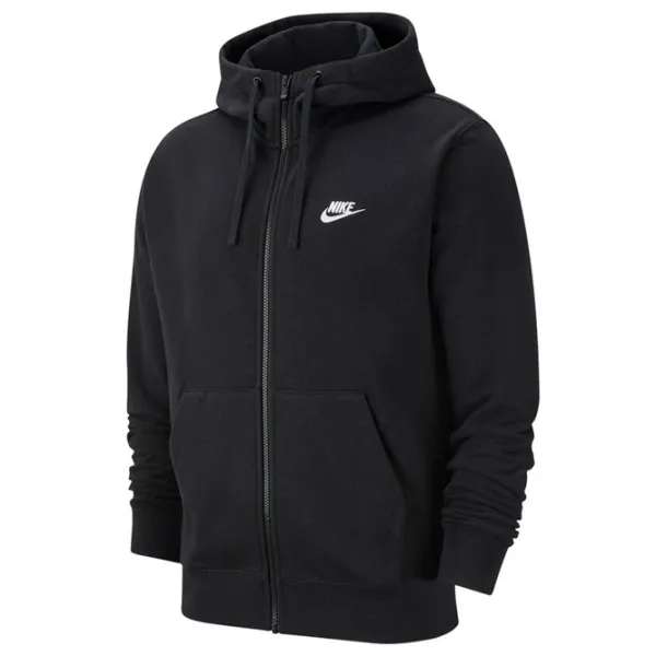 Толстовка для мужчин Nike Sportswear Club Full-Zip Прямой/ Черный photo 1 Толстовка для мужчин Nike Sportswear Club Full-Zip Прямой/ Черный photo 1