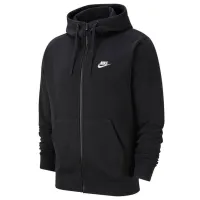 Толстовка для мужчин Nike Sportswear Club Full-Zip Прямой/ Черный