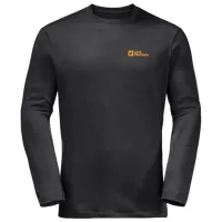 Толстовка для мужчин Jack Wolfskin Essential Longsleeve Прямой/ Черный