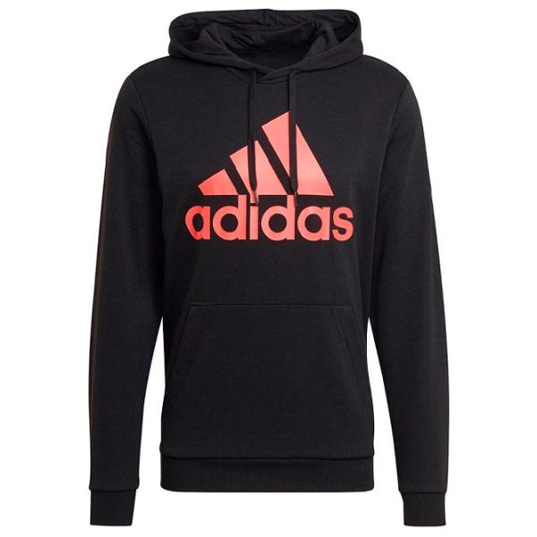 Hanorac pentru bărbați Adidas Essentials Big Logo French Terry Drept/ Black photo 1