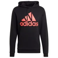 Hanorac pentru bărbați Adidas Essentials Big Logo French Terry Drept/ Black