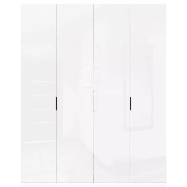 Dulap Linear Fabrik Home Hardy 180 x 55 x 220 / PAL / Alb luciu photo 1 Dulap Linear Fabrik Home Hardy 180 x 55 x 220 / PAL / Alb luciu photo 1