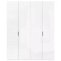 Dulap Linear Fabrik Home Hardy 180 x 55 x 220 / PAL / Alb luciu